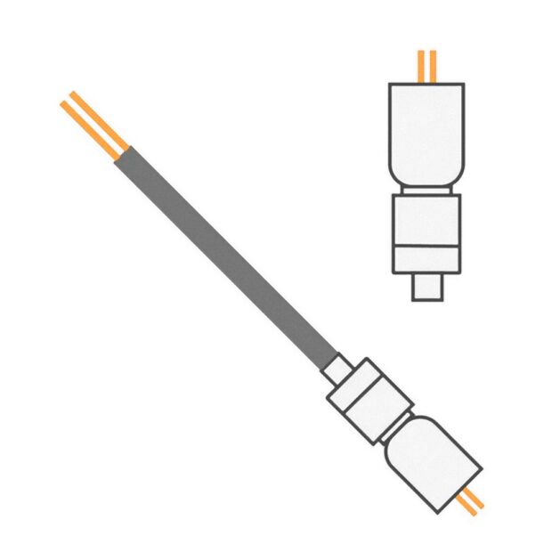 2 Channel Cable 305-000 With Spring Cover