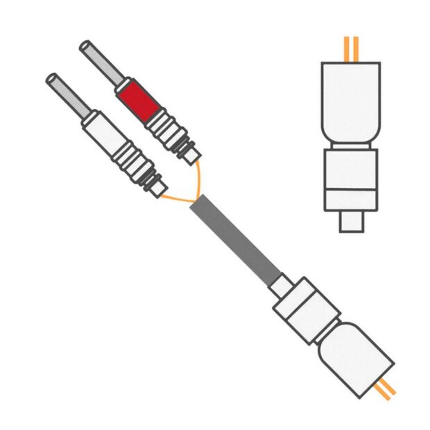 2 Channel Cable 305-340/2 No Spring