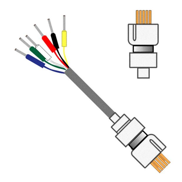 6 Channel Cable 363-SL/6 No Spring