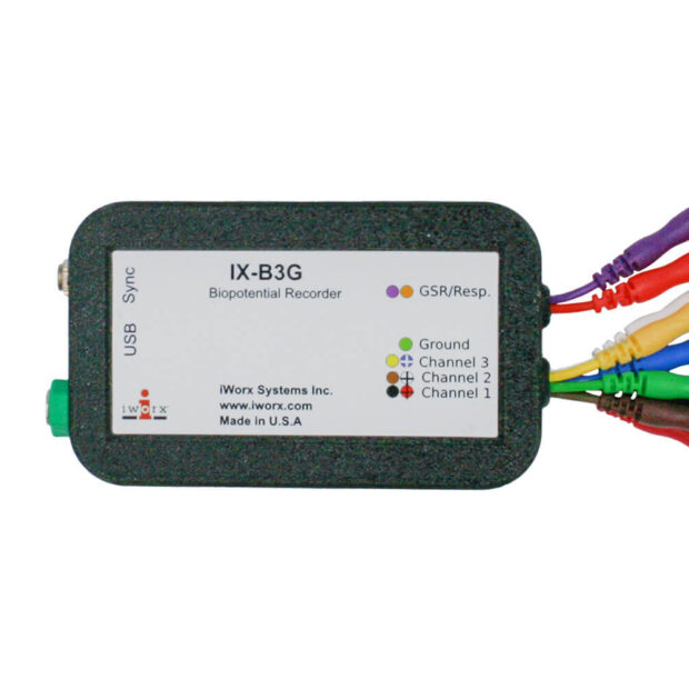 IX-B3G Isolated Biopotential & GSR Recorder