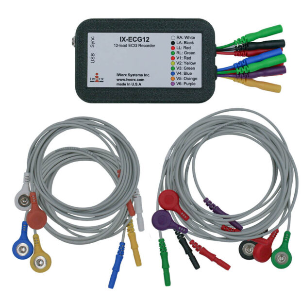 RS-ECG12-LA: Large Animal 12-Lead ECG System